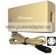 Finecom PPA4512UM AC ADAPTER 12VDC 3A USED 4Pin 9mm Mini Din 100
